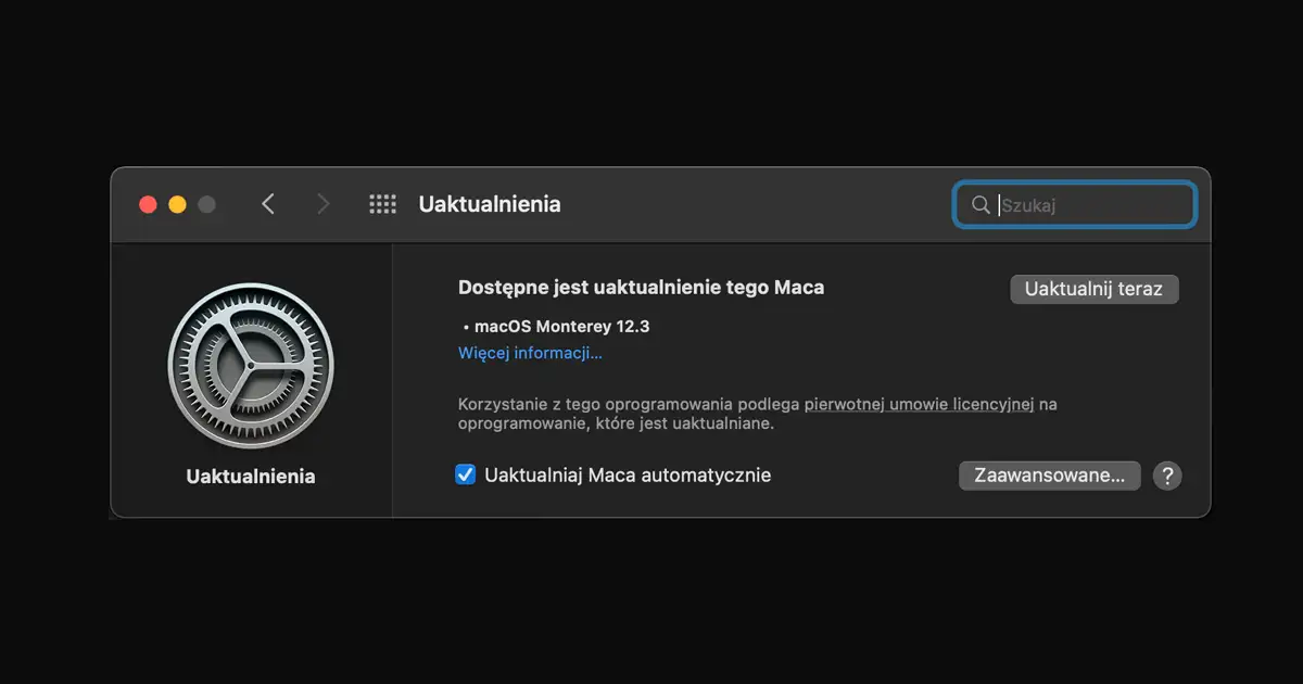 Nowe aktualizacje od Apple gotowe do pobrania